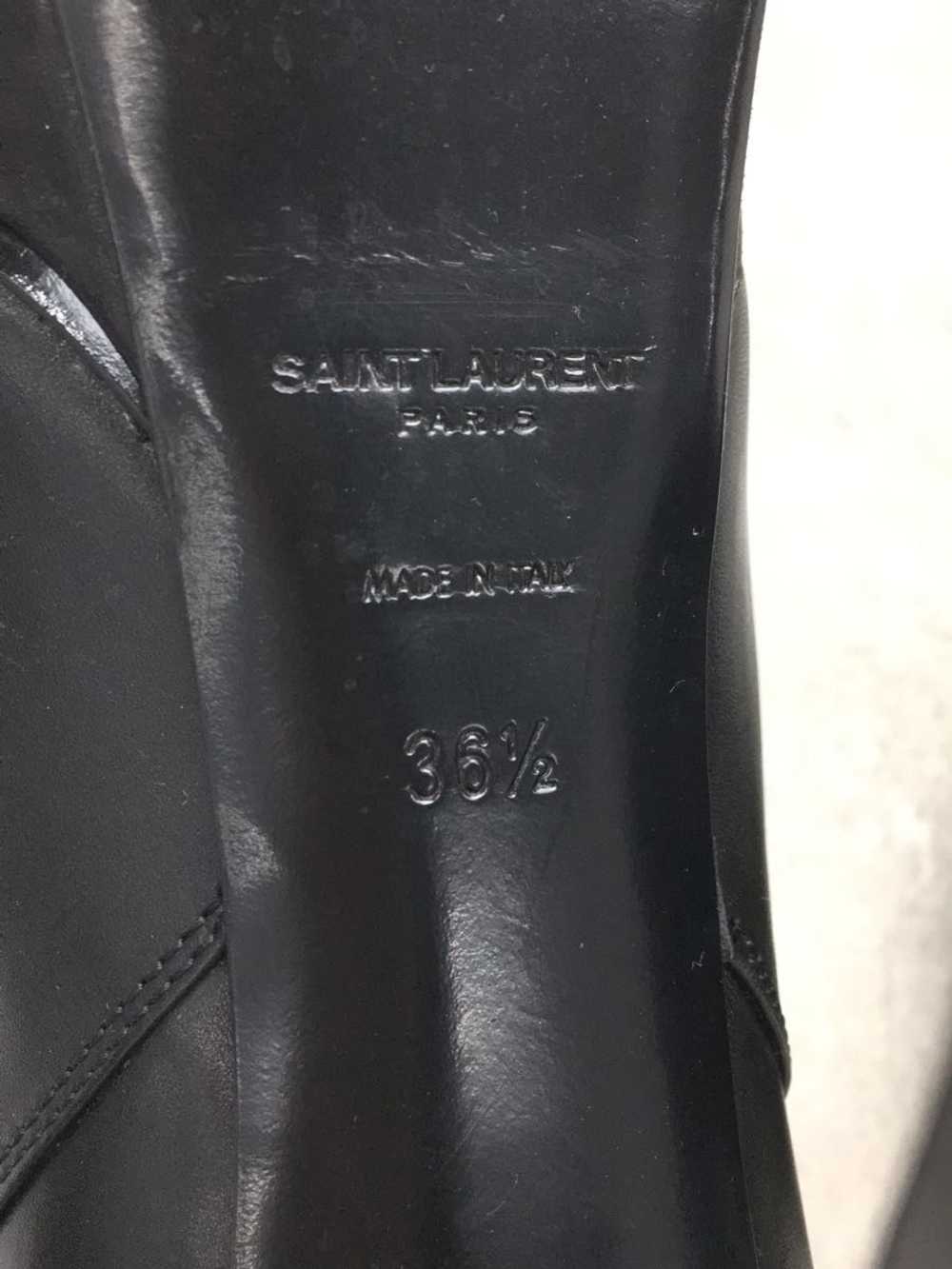 Saint Laurent Side Gore Pin Heel Short Boots/36/B… - image 4