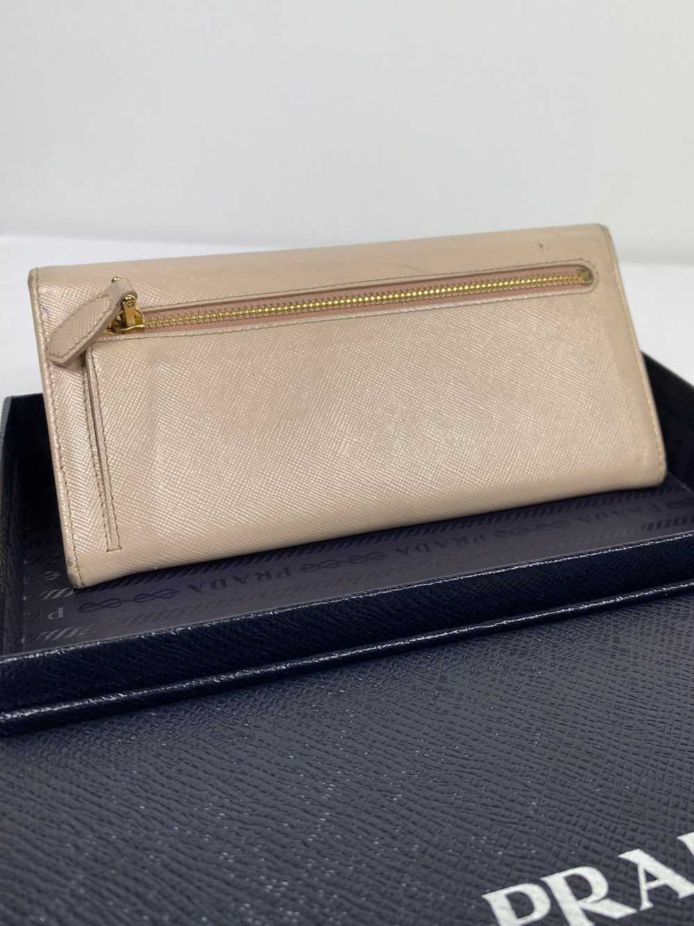 Prada Prada Saffiano metal leather long wallet - image 2