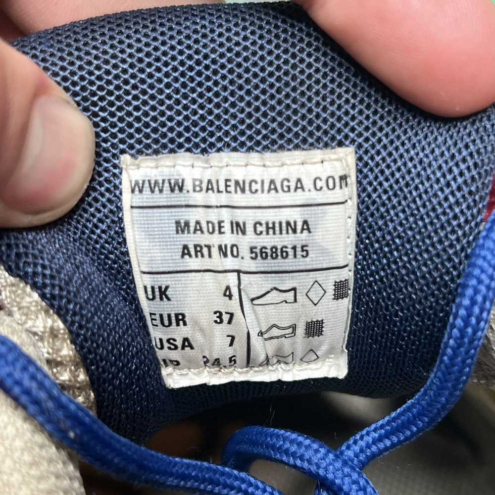 Balenciaga Track.2 sneaker ‘blue beige’ Sz- 7W/5.… - image 12