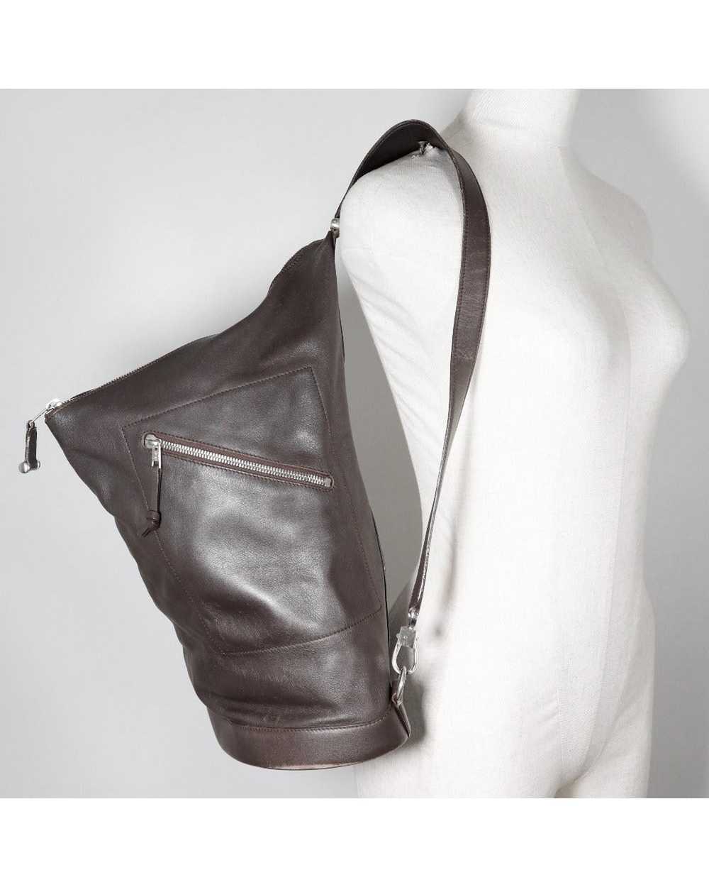 Loewe Brown Leather One-Shoulder Bag - image 8
