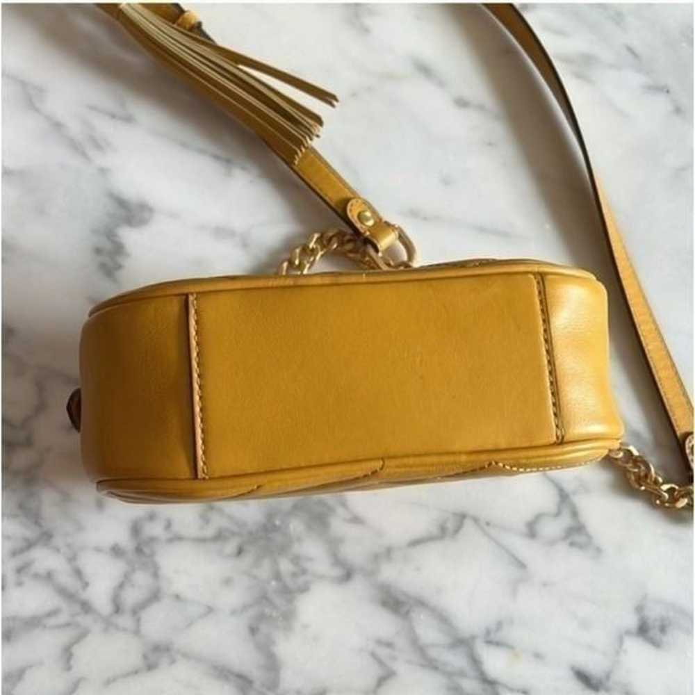 TORY BURCH YELLOW QUILTED LEATHER KIRA CROSSBODY … - image 8