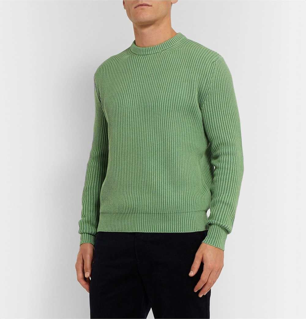 Aspesi Ribbed Cotton Knit Sweater - image 4