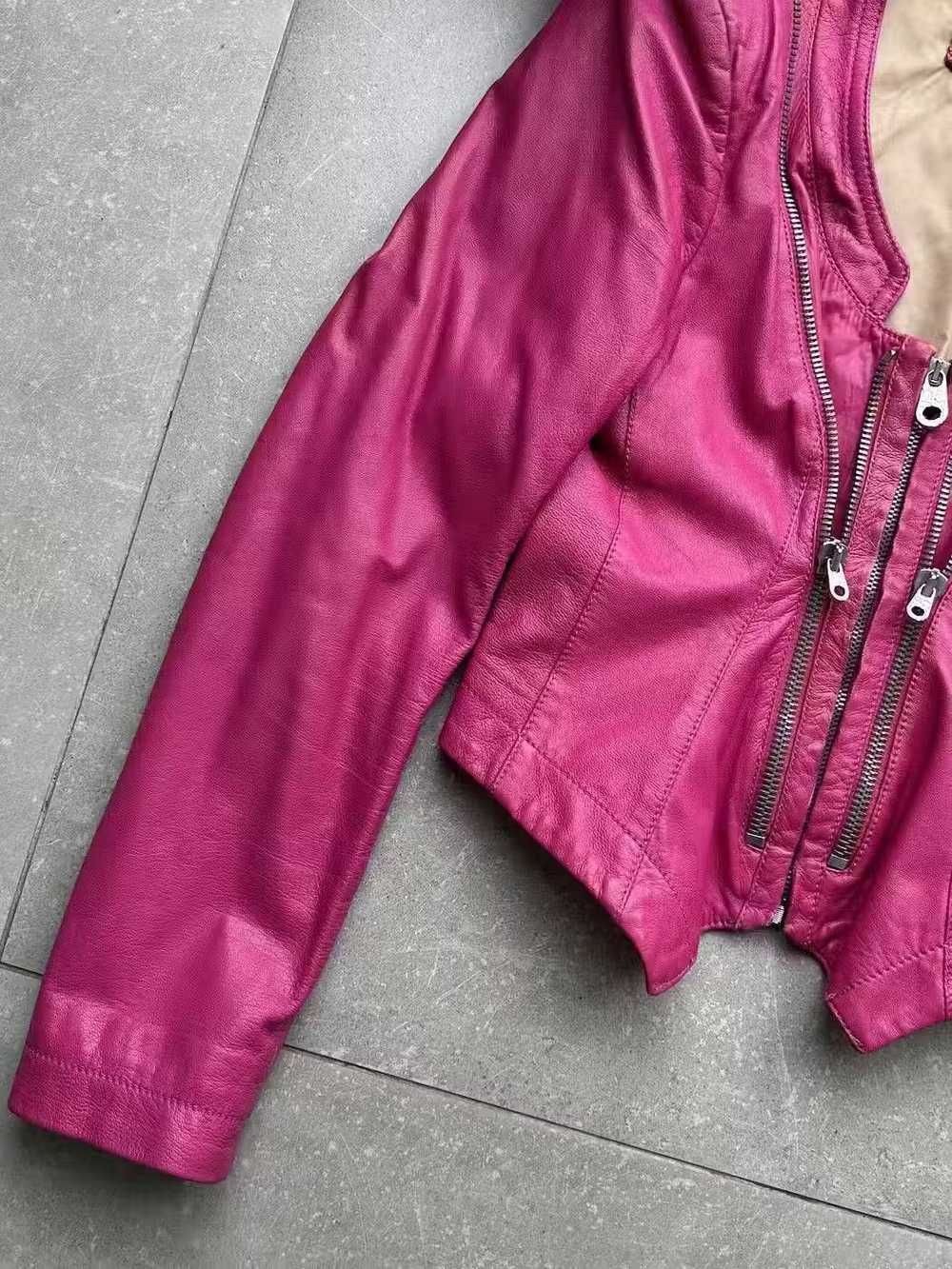 Genuine Leather × Leather Jacket × Miss Sixty Mis… - image 4