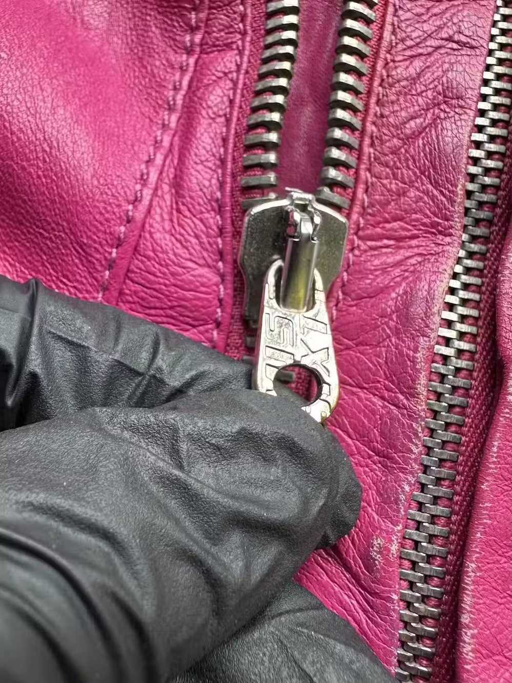 Genuine Leather × Leather Jacket × Miss Sixty Mis… - image 8
