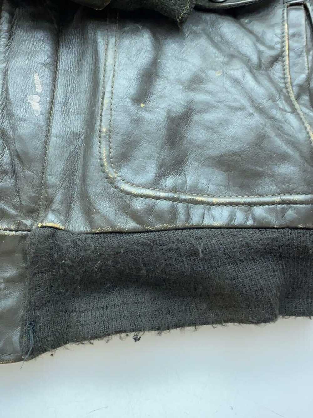 Schott Leather Jacket Blouson---- Menswear _90841 - image 5