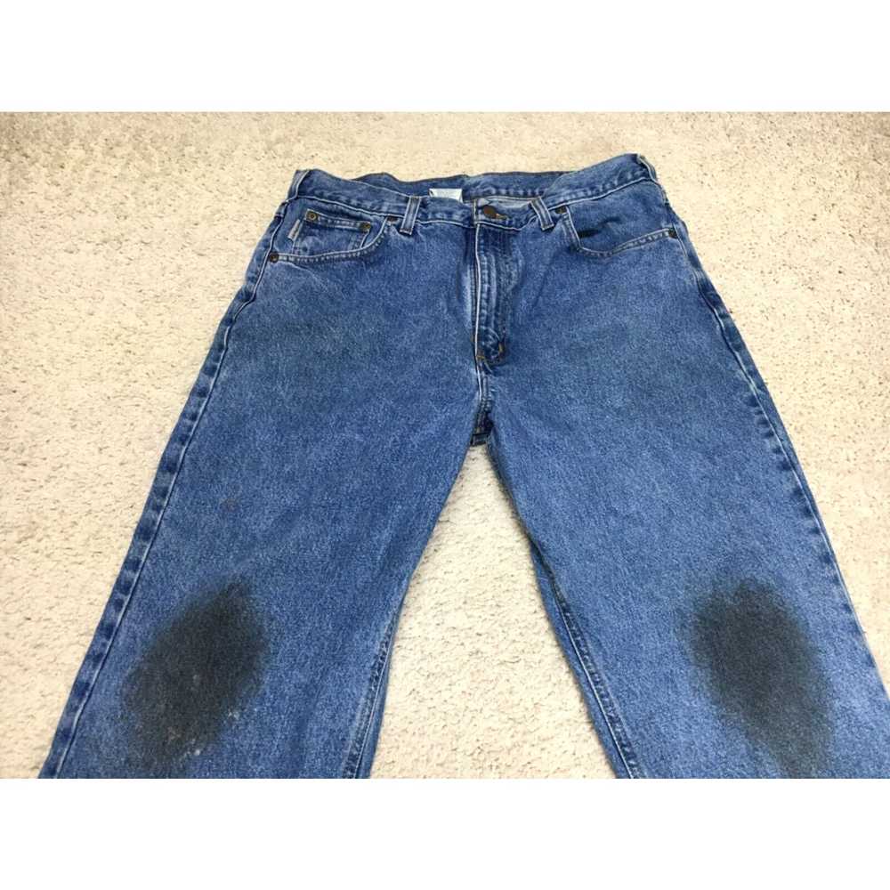 Carhartt Carhartt Jeans Mens 36x32 Blue Pants Cot… - image 3