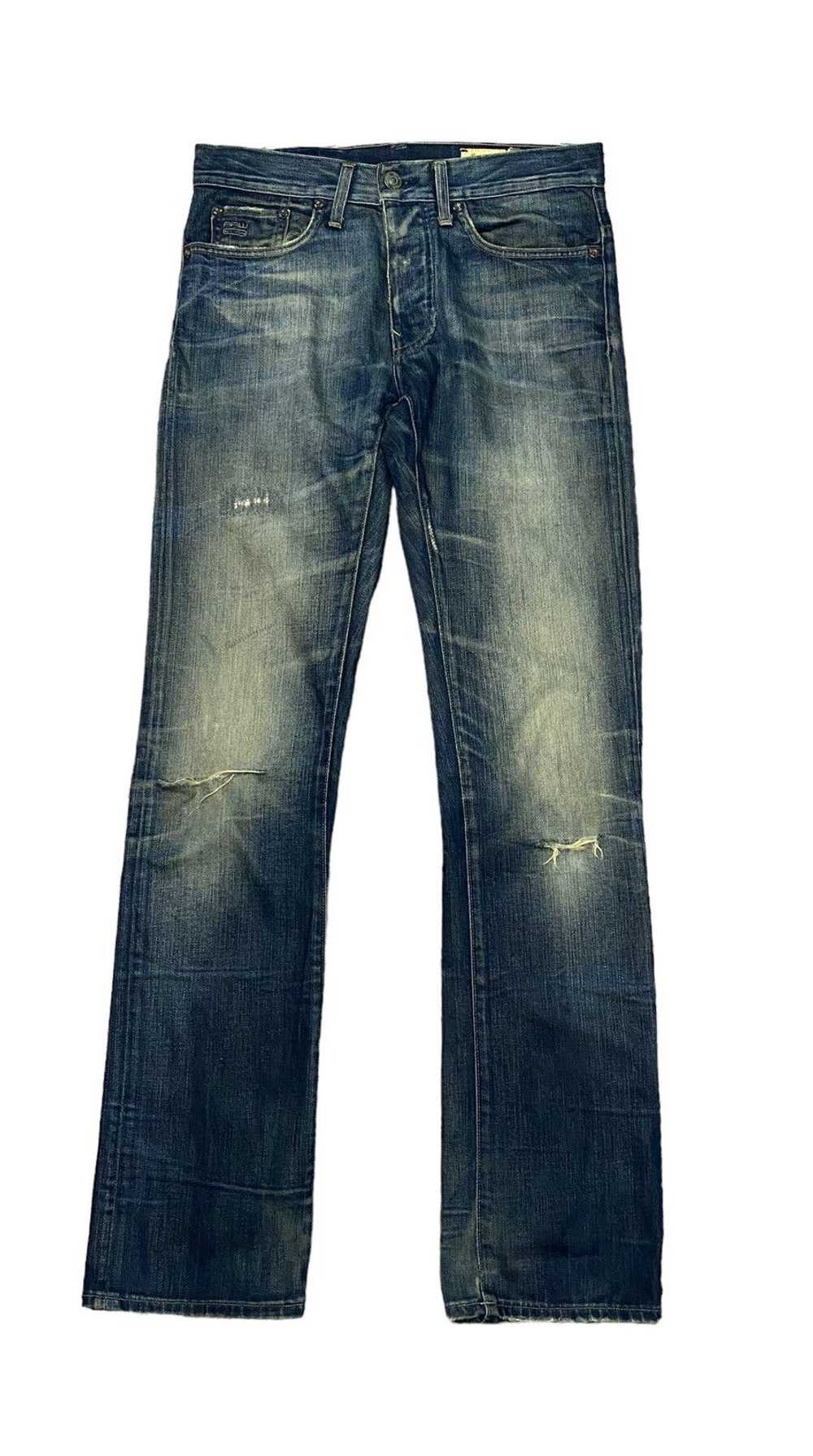 G Star Raw G star raw flare distressed jeans - image 4