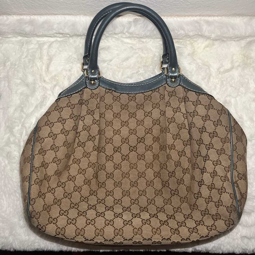Gucci Sukey Medium GG Canvas Top Handle Bag - image 2