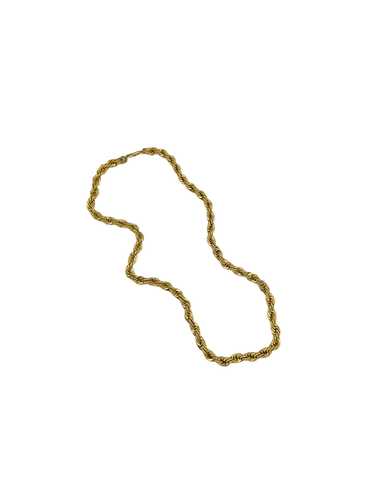 Napier Vintage Jewelry Rope Link Gold Long Chain N