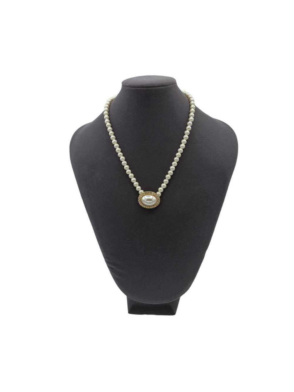 Napier Vintage Jewelry Creamy Pearl Beads Necklac… - image 1