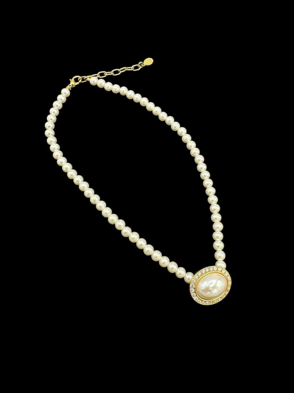 Napier Vintage Jewelry Creamy Pearl Beads Necklac… - image 3