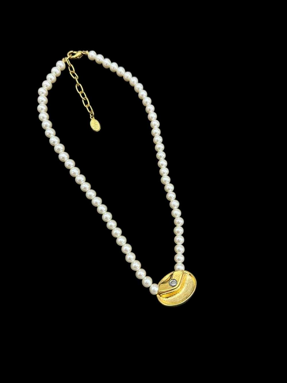 Napier Vintage Jewelry Creamy Pearl Beads Necklac… - image 5