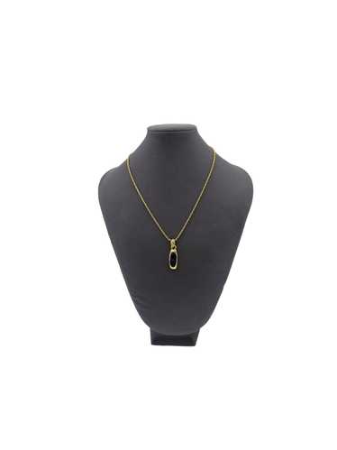 Monet Jewelry Gold Adjustable Chain Blue Enamel Vi