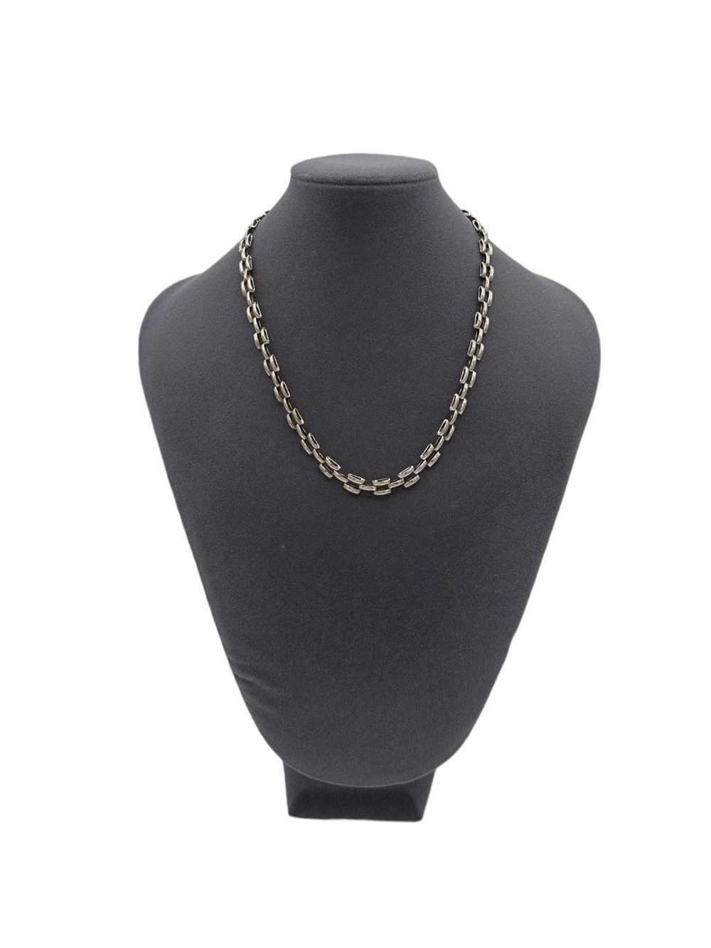Sterling Silver 925 Square Link Chain Layering Ne… - image 3