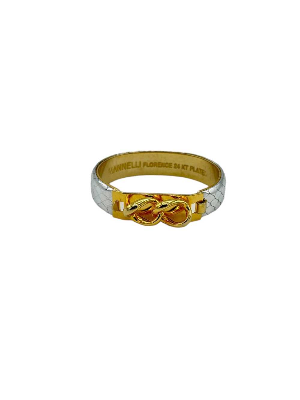 Mannelli Florence 24K Gold Plated Vintage Silver … - image 4