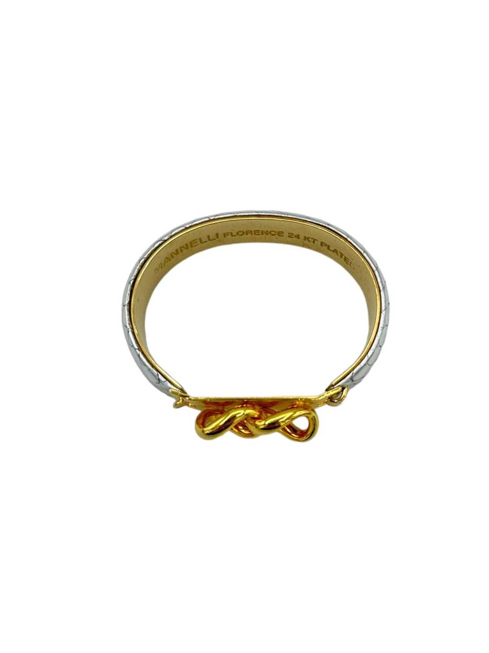 Mannelli Florence 24K Gold Plated Vintage Silver … - image 5