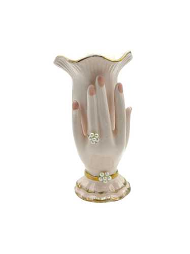 Pink Women Hand Bud Vase