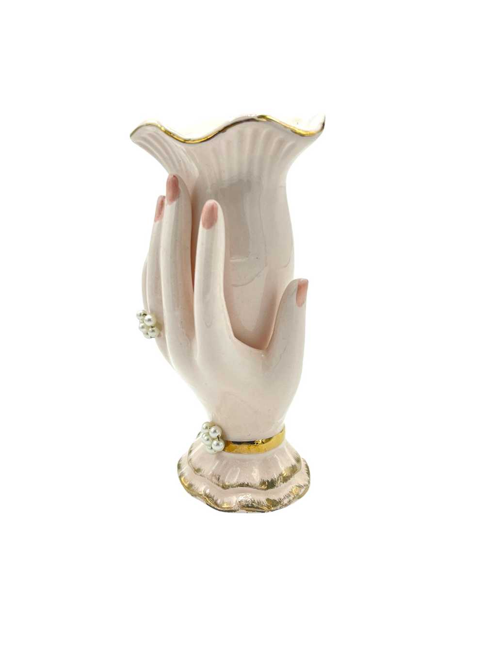 Pink Women Hand Bud Vase - image 2