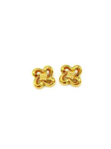 Classic Givenchy Gold Bow Logo Vintage Clip-On Ear