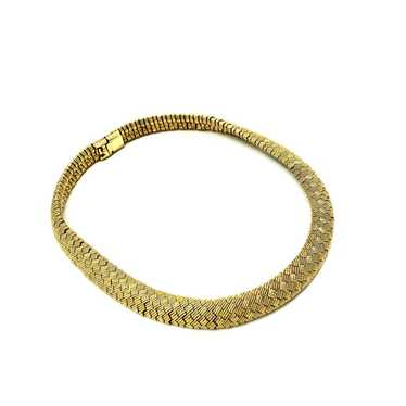 Ciner Gold Snake Chain Necklace