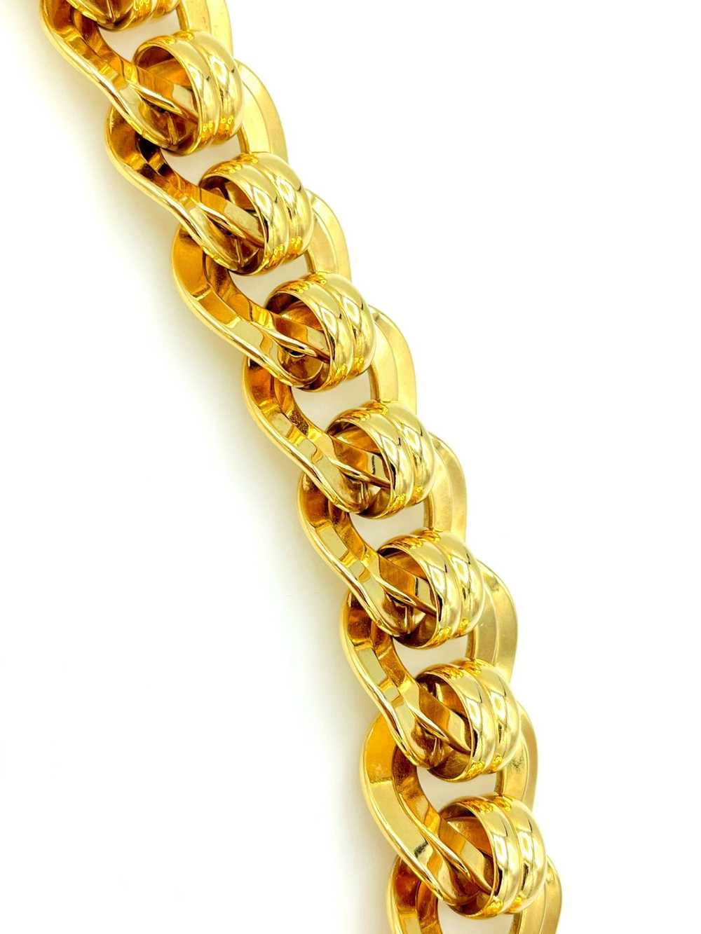 Classic Monet Double Link Vintage Chain Necklace - image 4