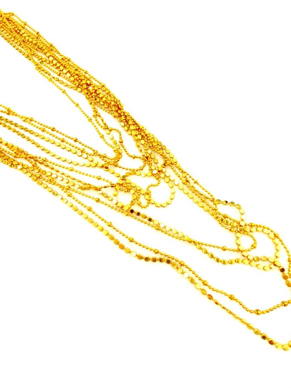 Joan Rivers Gold Layered Chains Vintage Necklace - image 5