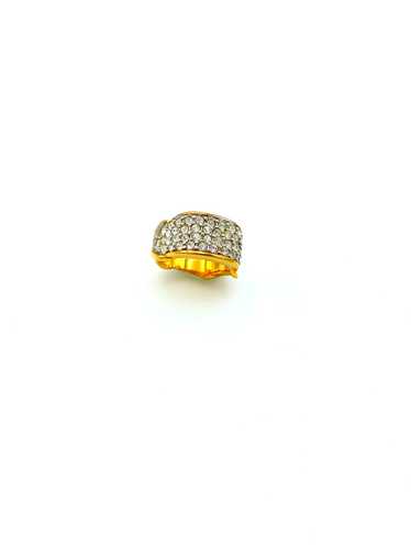 Elizabeth Taylor Brilliance Gold Pave Vintage Ring