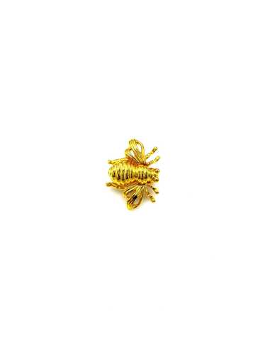 Petite Gold Joan Rivers Classic Bee Brooch
