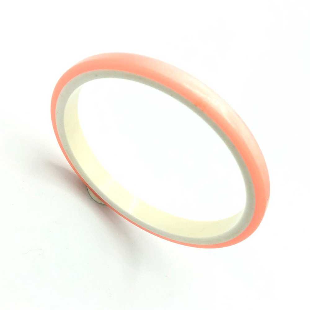 Soft Pink Lucite Vintage Bangle Bracelets - image 5