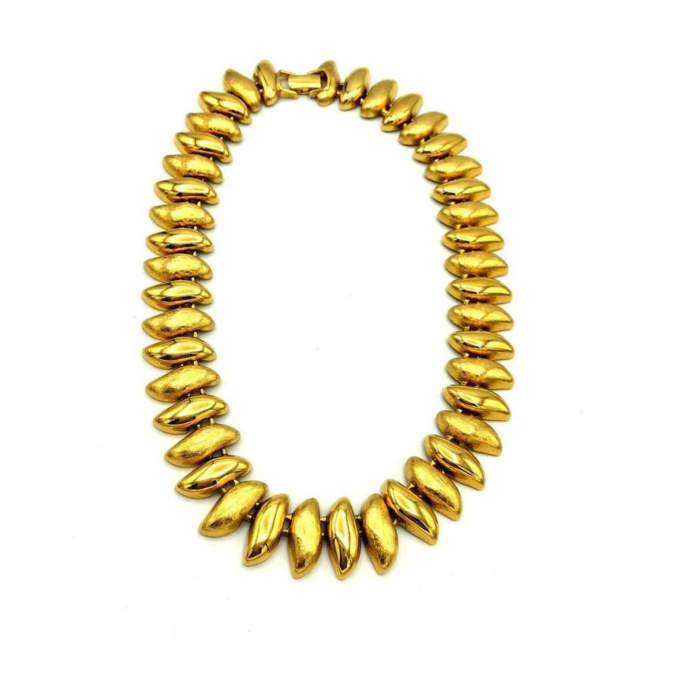 Classic Gold Vintage Napier Chunky Layering Neckl… - image 1