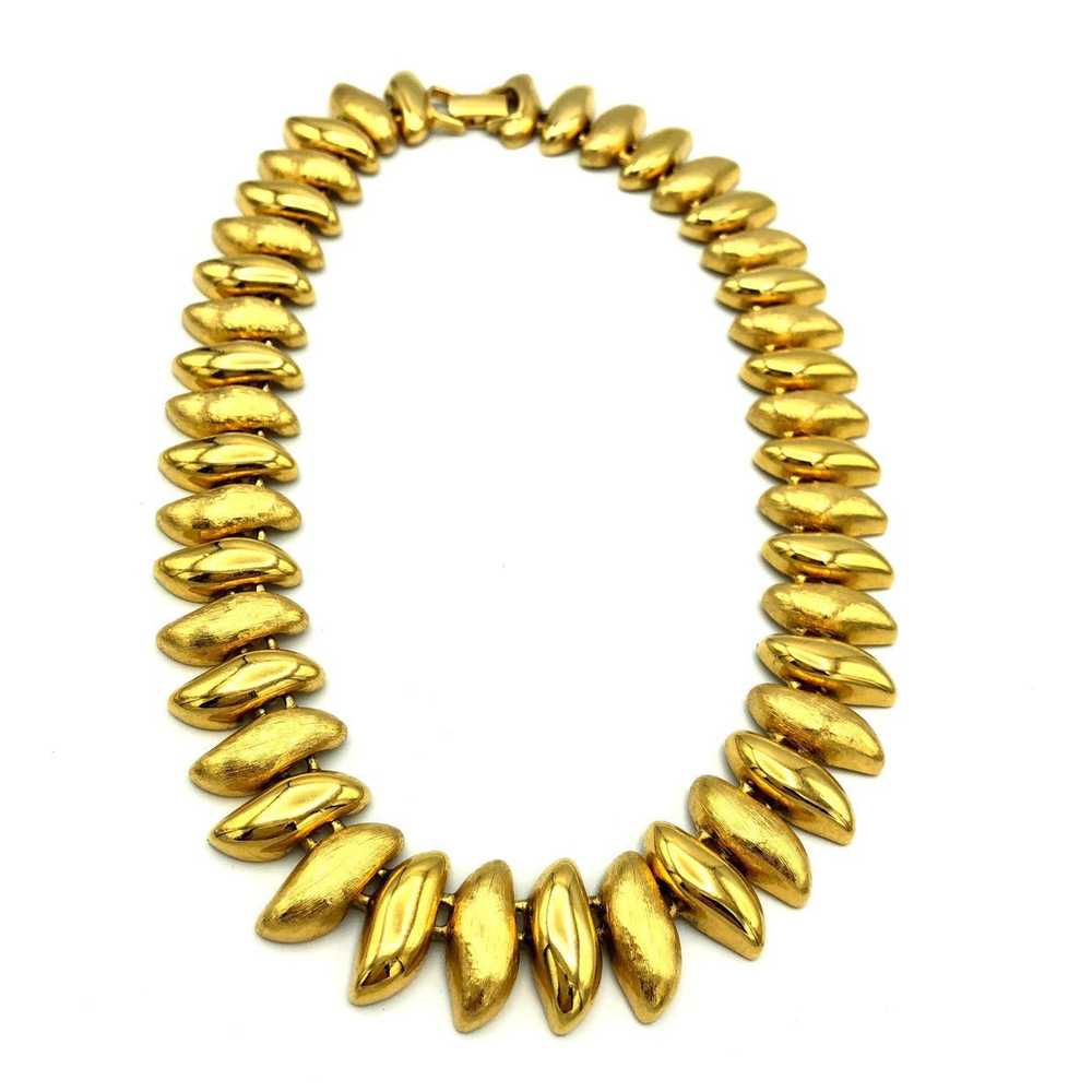 Classic Gold Vintage Napier Chunky Layering Neckl… - image 5