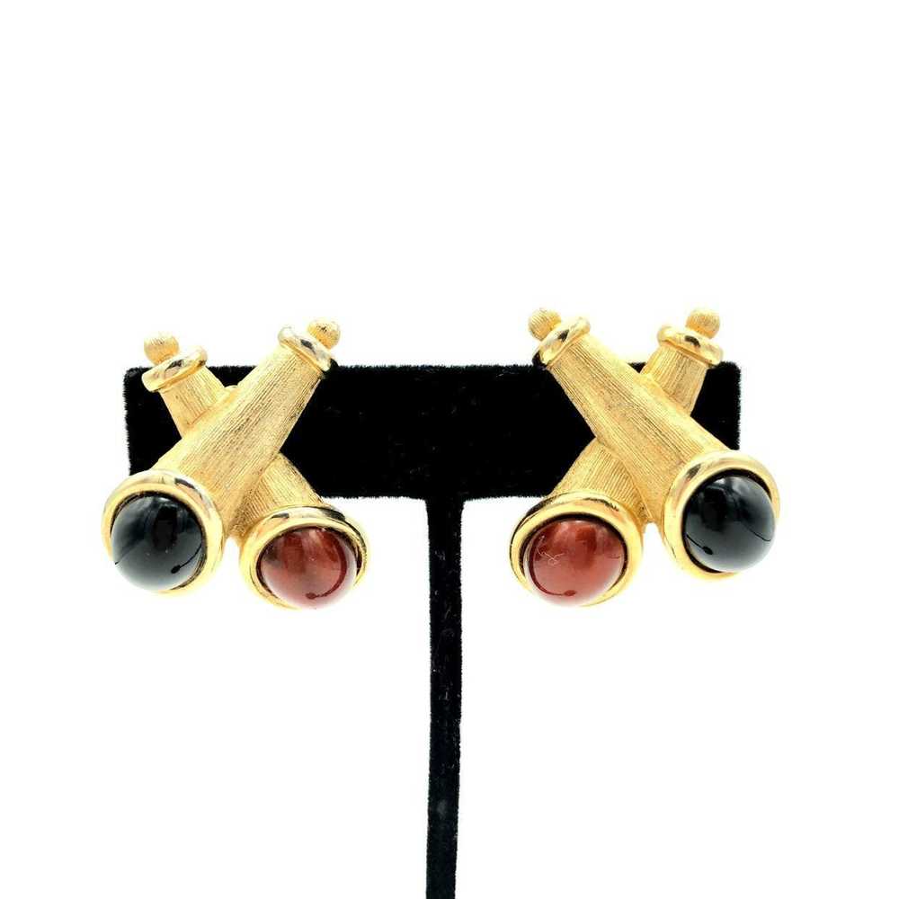 Emmons Gold Modernist Vintage Jewelry Set - image 3