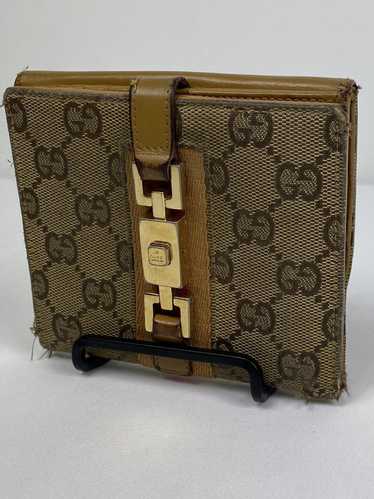 Gucci Gucci GG Canvas monogram jackie clip purse