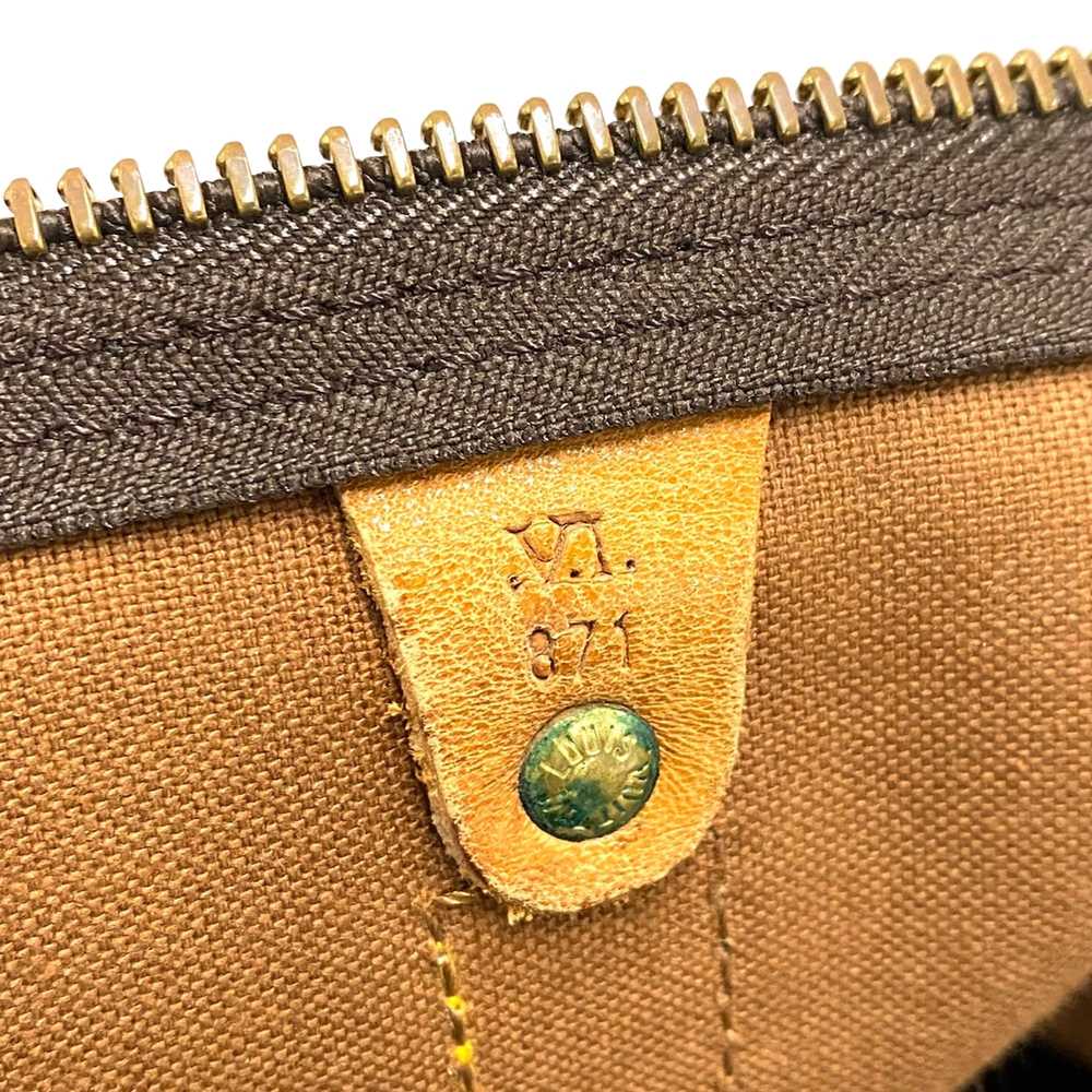 Brown Louis Vuitton Monogram Keepall Bandouliere … - image 7
