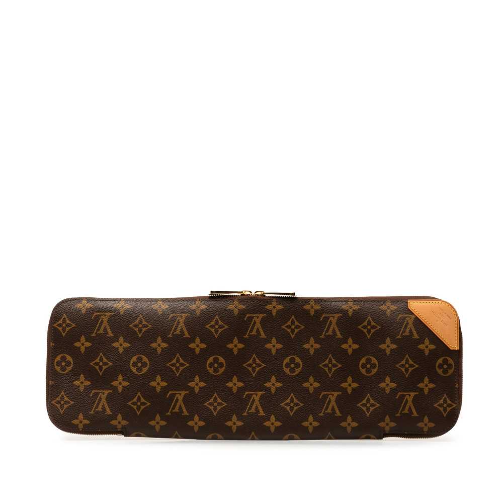 Brown Louis Vuitton Monogram Etui 5 Cravat Tie Ca… - image 3