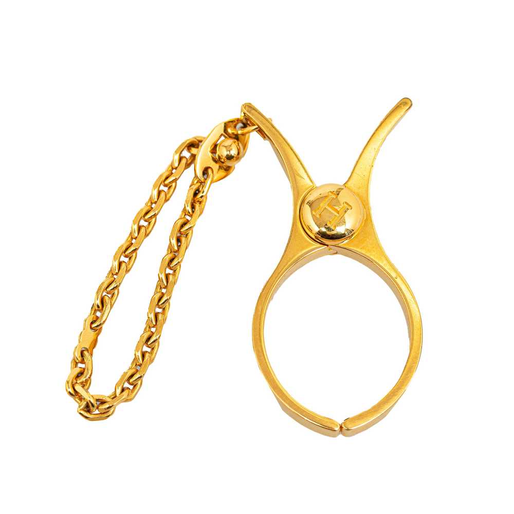Gold Hermès Filou Glove Holder - image 2