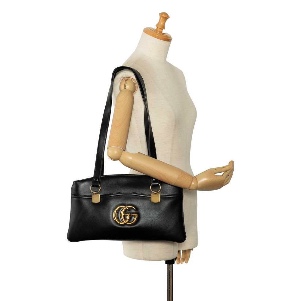 Black Gucci Large Arli Shoulder Bag - image 12