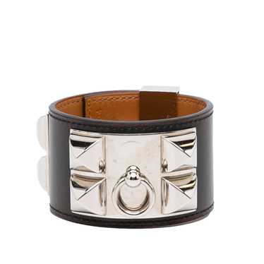 Silver Hermes Collier de Chien Bracelet