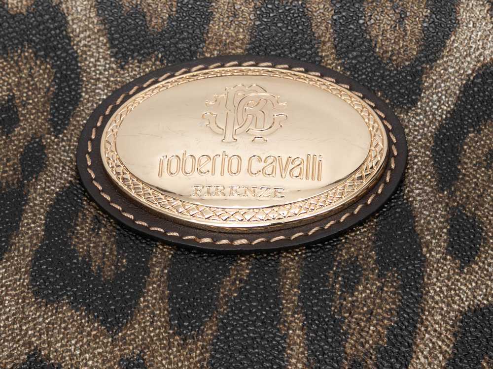 Black & Brown Roberto Cavalli Leopard Print Cross… - image 7