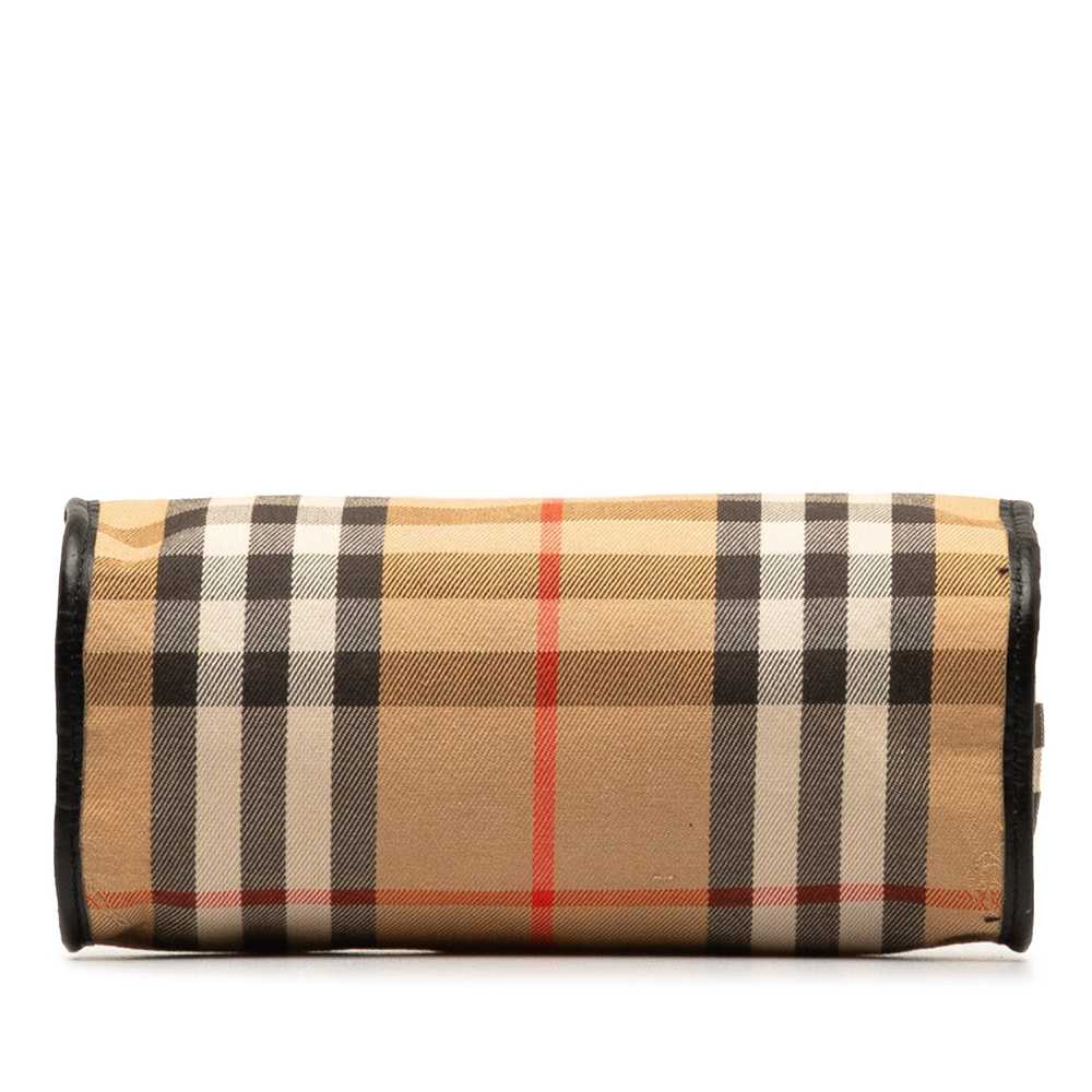 Brown Burberry Haymarket Check Golf Pouch - image 3