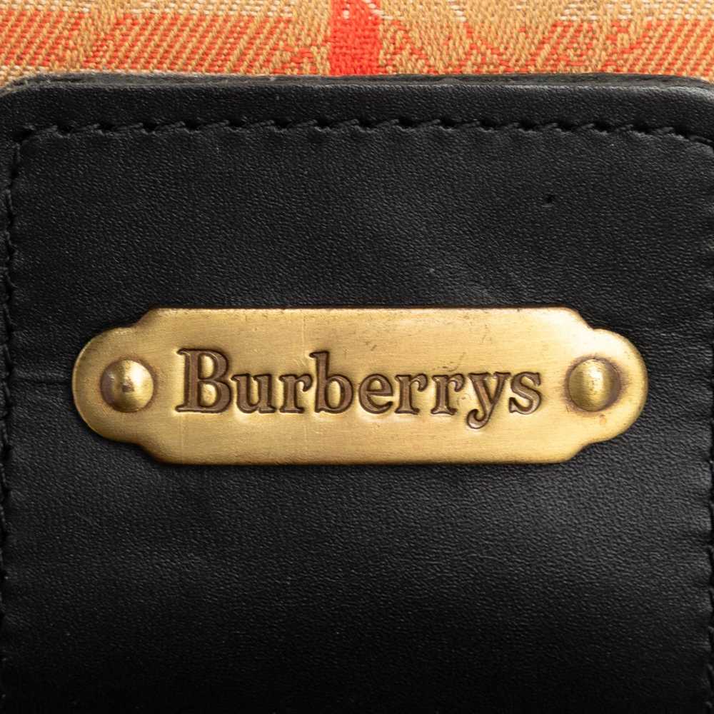 Brown Burberry Haymarket Check Golf Pouch - image 6