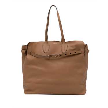 Brown Burberry Belt Soft Leather Tote - image 1