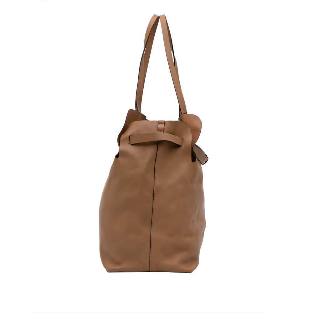 Brown Burberry Belt Soft Leather Tote - image 3