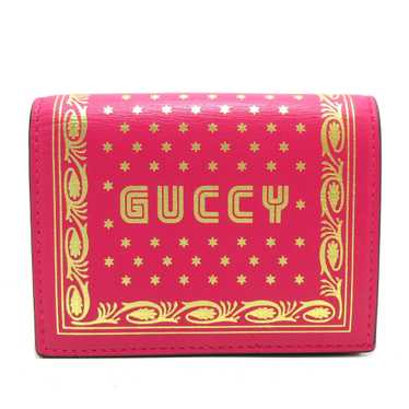 Pink Gucci Guccy Sega Bifold Wallet