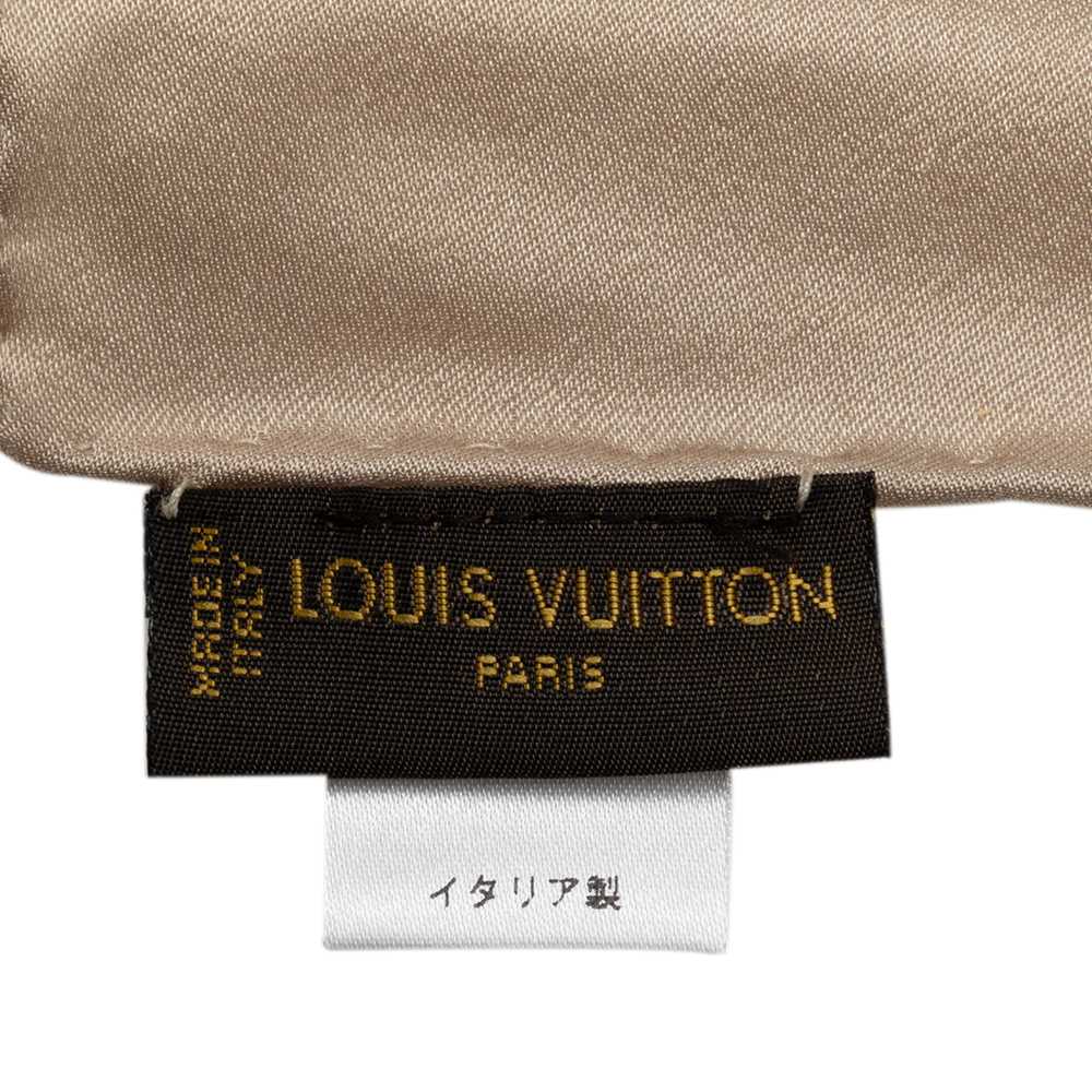 Brown Louis Vuitton Monogram Silk Scarf Scarves - image 2