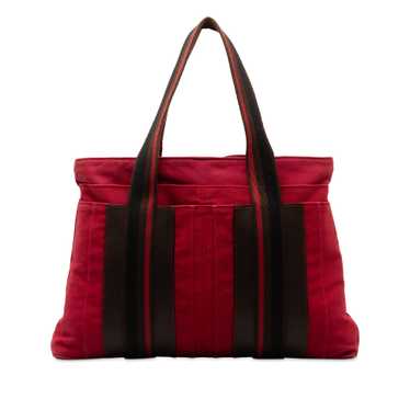 Red Hermes Sac Troca Horizontal MM Tote Bag