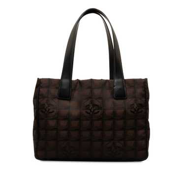 Brown Chanel New Travel Line Tote
