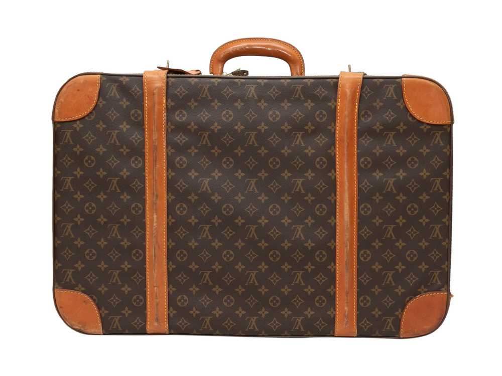 Vintage Brown Louis Vuitton Monogram Suitcase - image 1