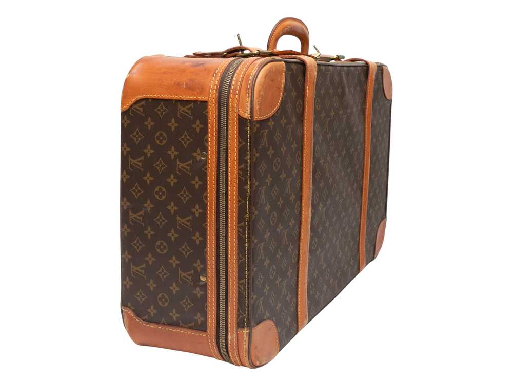 Vintage Brown Louis Vuitton Monogram Suitcase - image 2