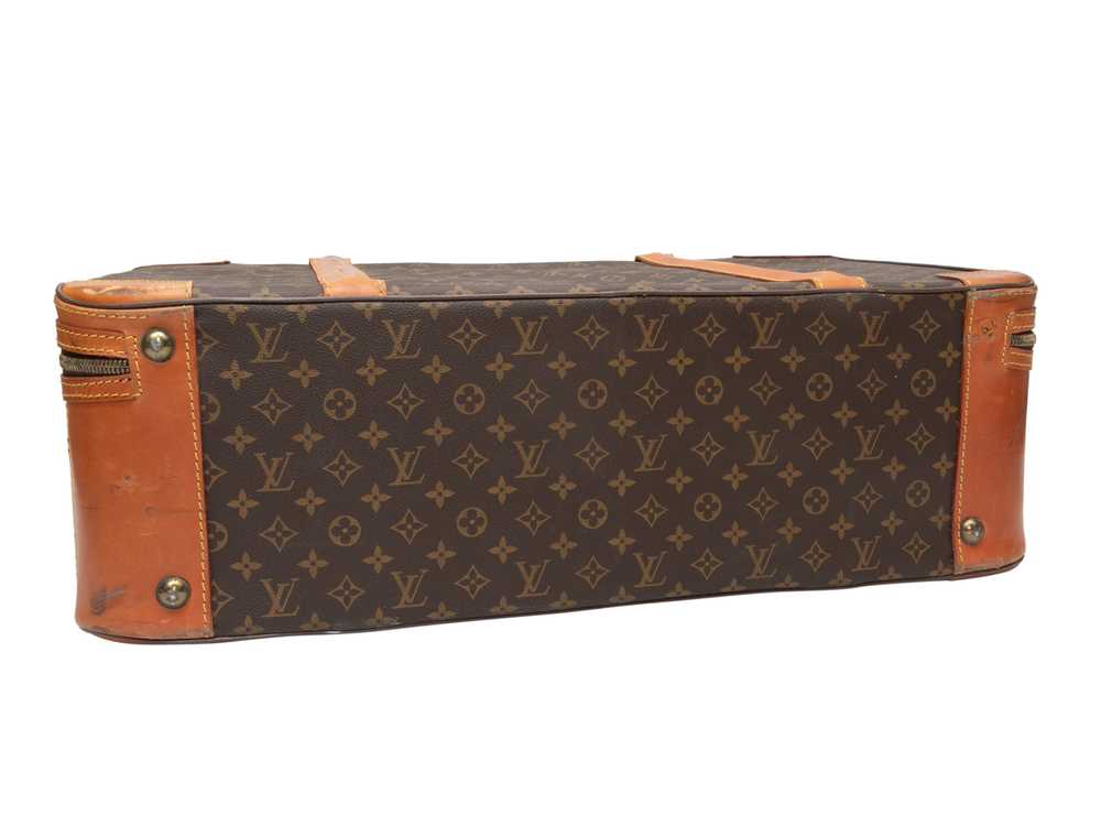 Vintage Brown Louis Vuitton Monogram Suitcase - image 4